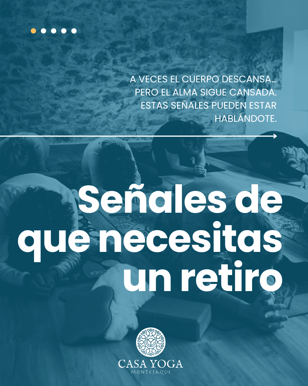 Señales de que necesitas un retiro